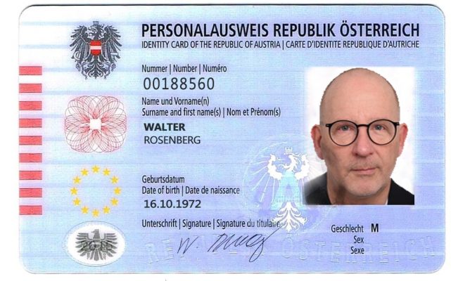 Österreich Personalausweis kaufen