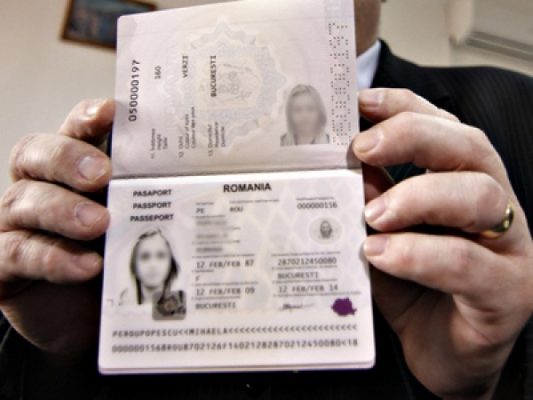 Romanian passport online